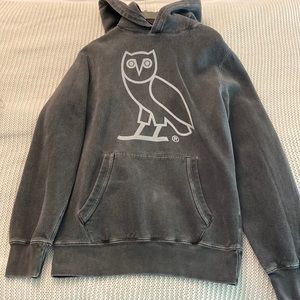 OVO - Men’s garment dye Grey Hoodie